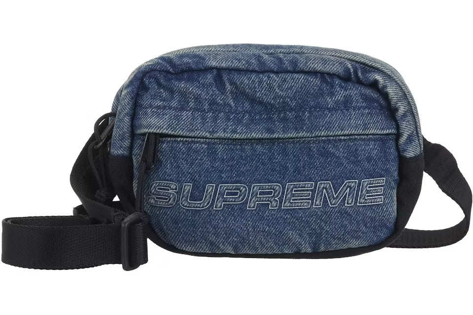 Supreme Denim Shoulder Bag - Blu (borsello a tracolla) - Urban Cult