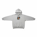 Urban Cult Felpa Jordan x Undefeated Grigia con cappuccio in cotone, taglia S, con logo grafico sul petto.