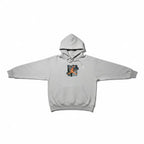Urban Cult Felpa Jordan x Undefeated Grigia con cappuccio in cotone, taglia S, con logo grafico sul petto.