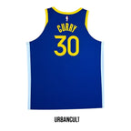 Urban Cult Golden State Warriors Stephen Curry #30 blue basketball jersey, size XXL. Nike official replica.