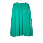 T-Shirt a maniche lunghe Jordan x Union LA verde cinetico in cotone con logo Union sul petto e sulla manica.