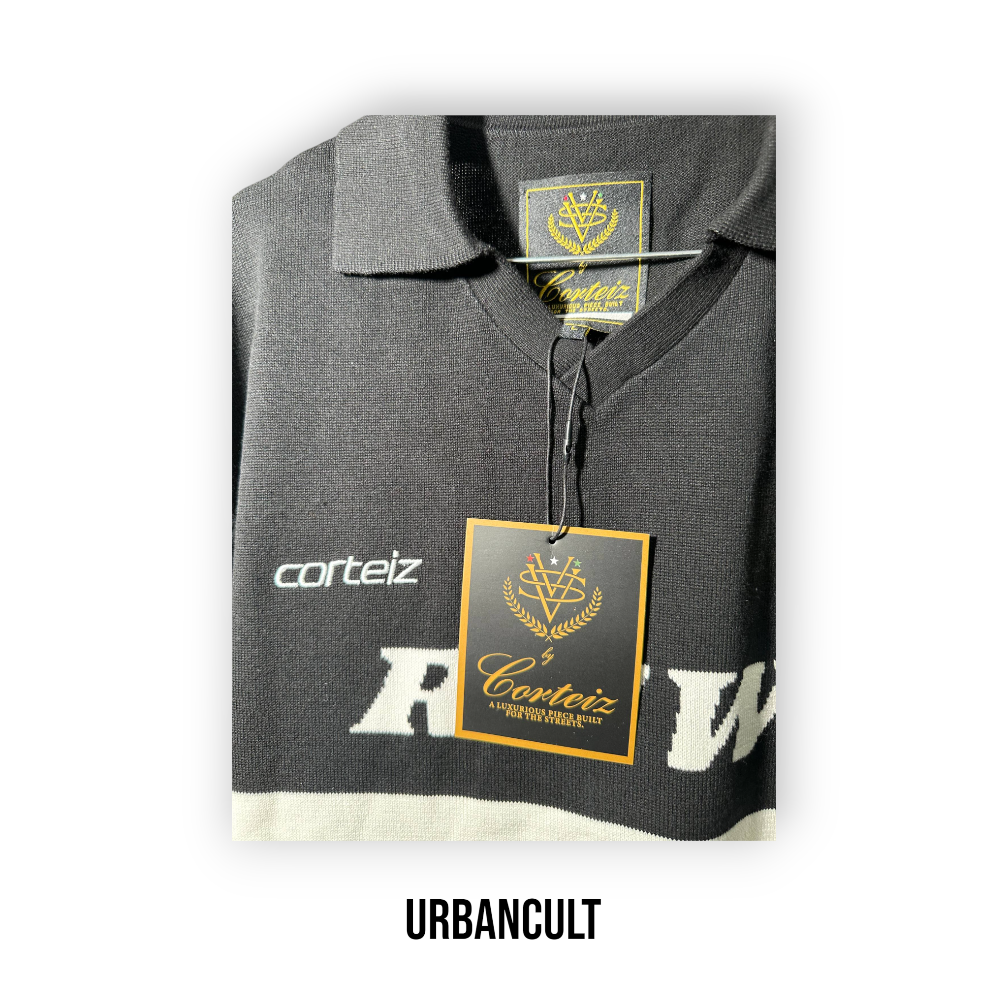 Corteiz 'Serie A' Knit Jersey - Black - Urban Cult