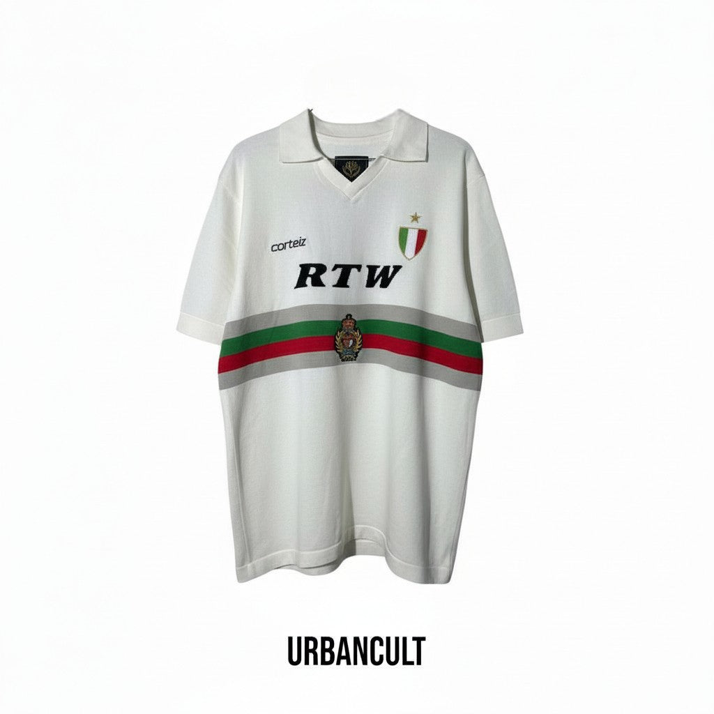 Corteiz 'Serie A' Knit Jersey - White - Urban Cult