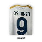 Maglia Napoli 2021/22 - Osimhen #9 AUTOGRAFATA (White & Gold Edition) - Urban Cult