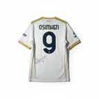 Maglia Napoli 2021/22 - Osimhen #9 AUTOGRAFATA (White & Gold Edition) - Urban Cult