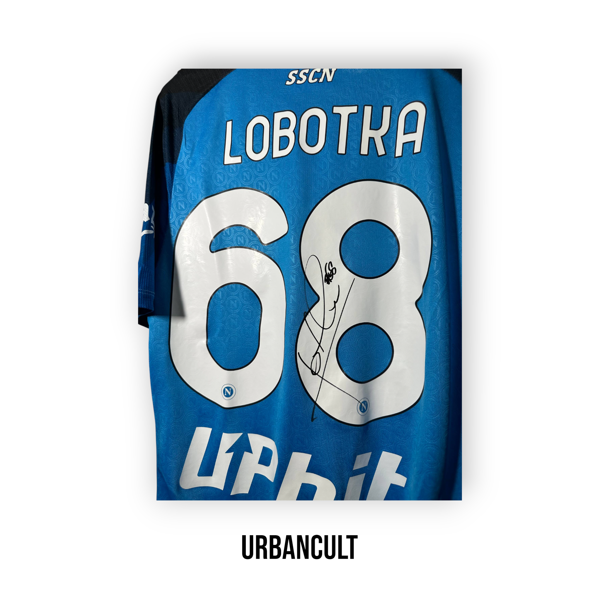 Maglia Napoli 2022/23 - Lobotka #68 AUTOGRAFATA - Urban Cult