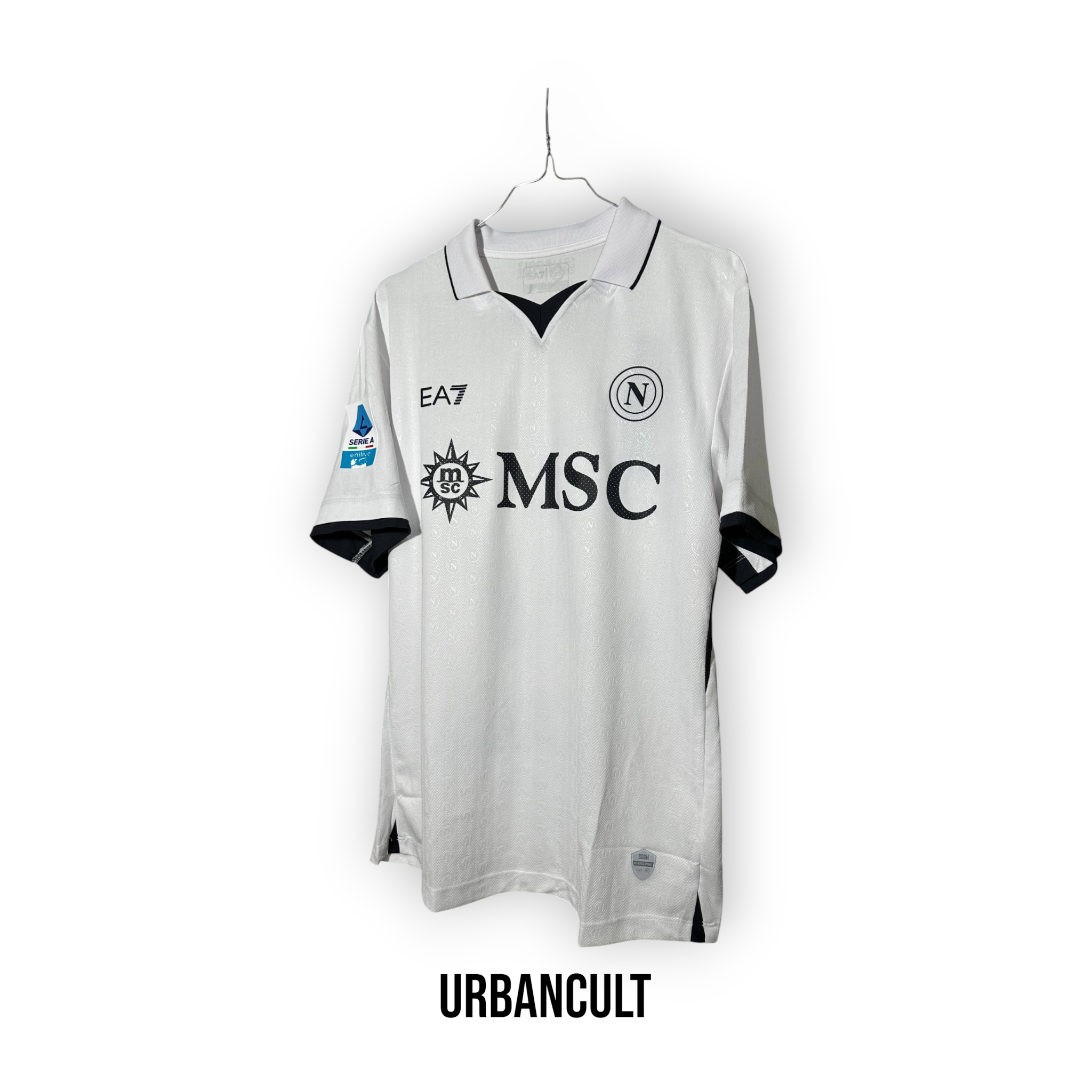 Maglia Napoli 2024/25 - Spinazzola #37 AUTOGRAFATA (White Edition) - Urban Cult