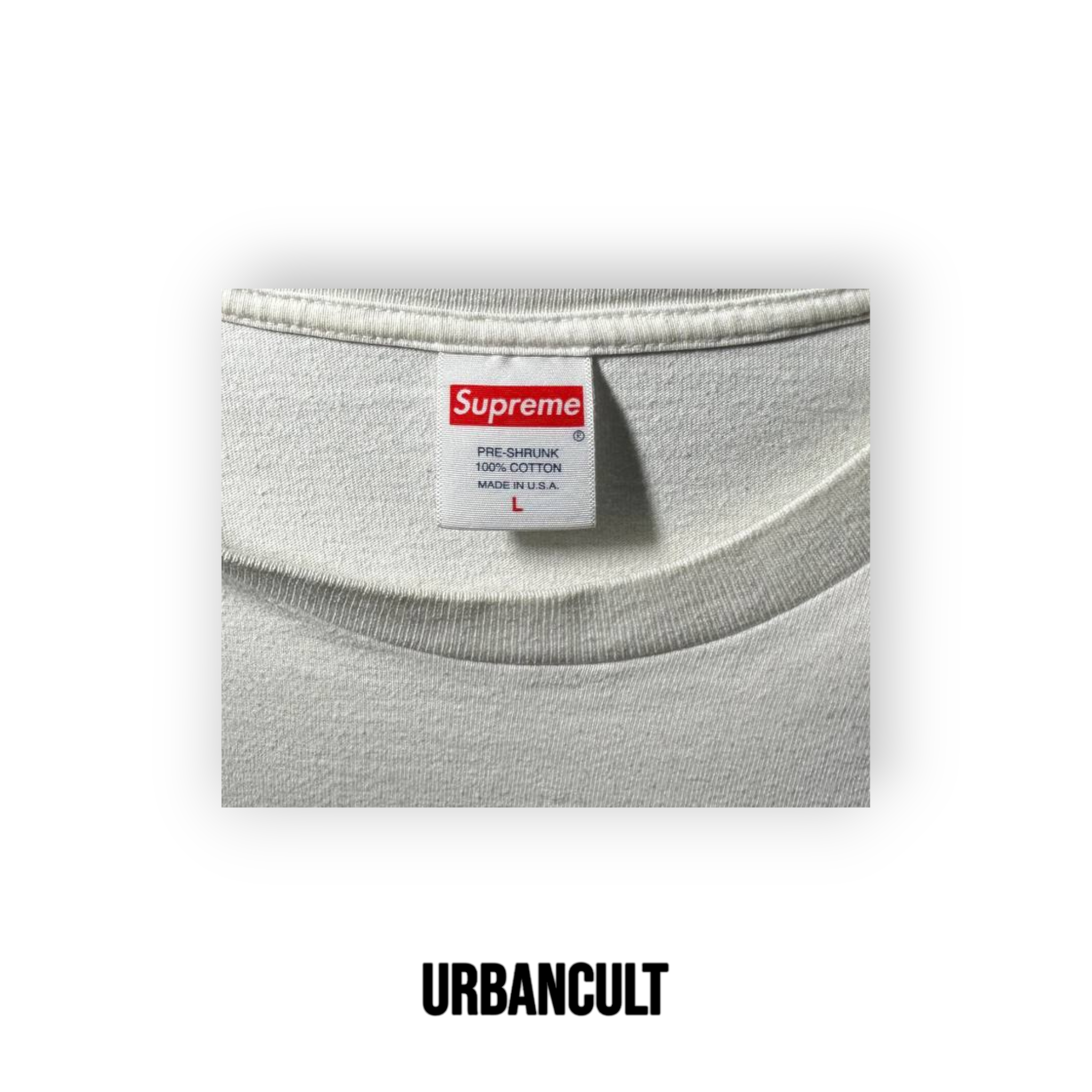 Supreme All Over T-shirt - Bianco (Scrittura Giapponese) - Urban Cult
