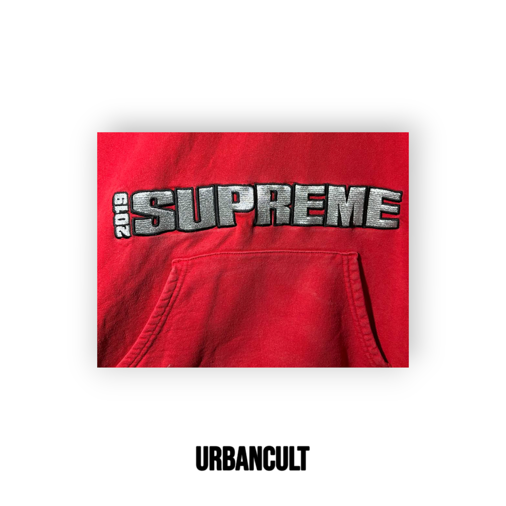 Supreme Blockbuster Logo Hoodie - Rossa - Urban Cult