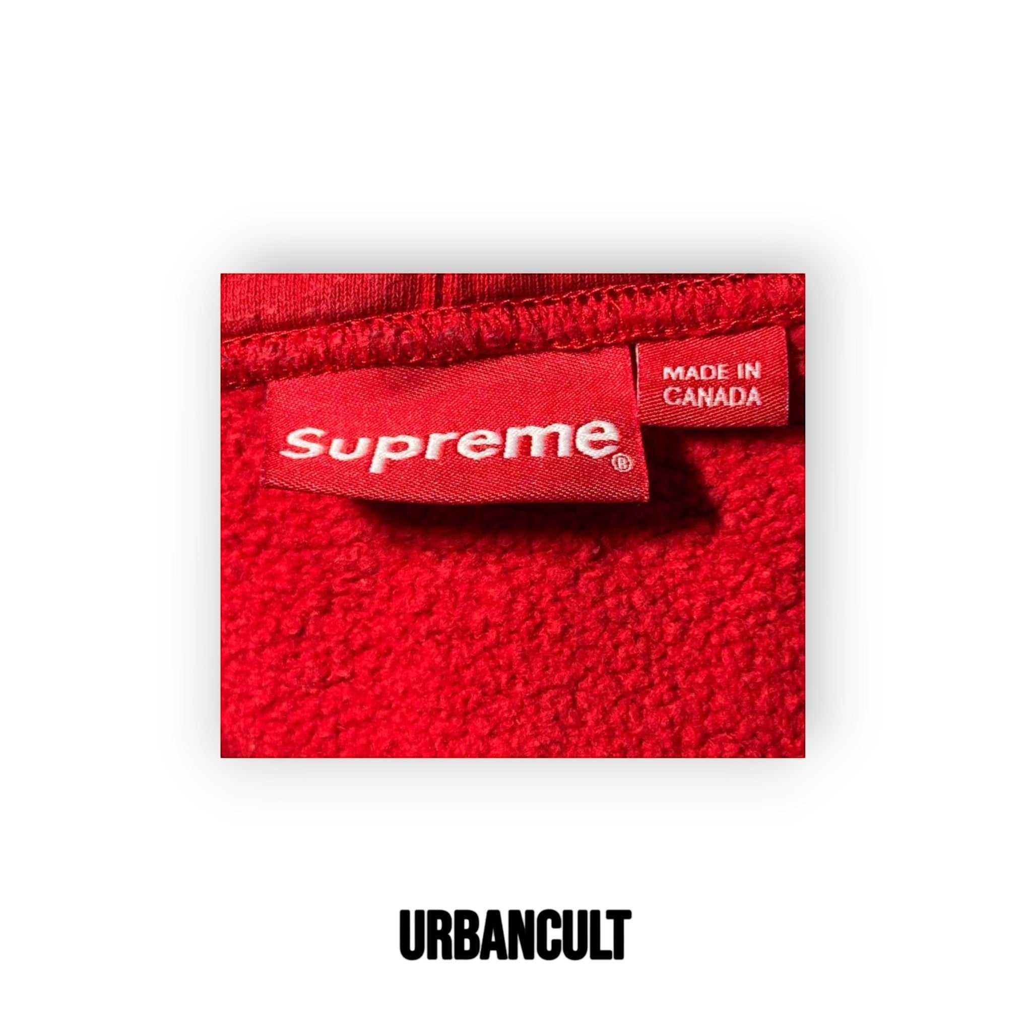 Supreme Blockbuster Logo Hoodie - Rossa - Urban Cult