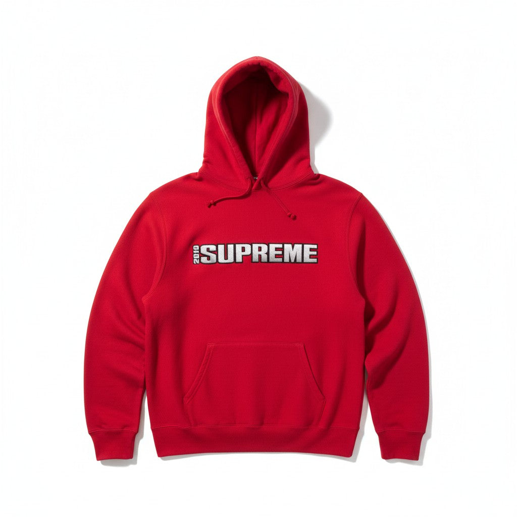 Supreme Blockbuster Logo Hoodie - Rossa - Urban Cult
