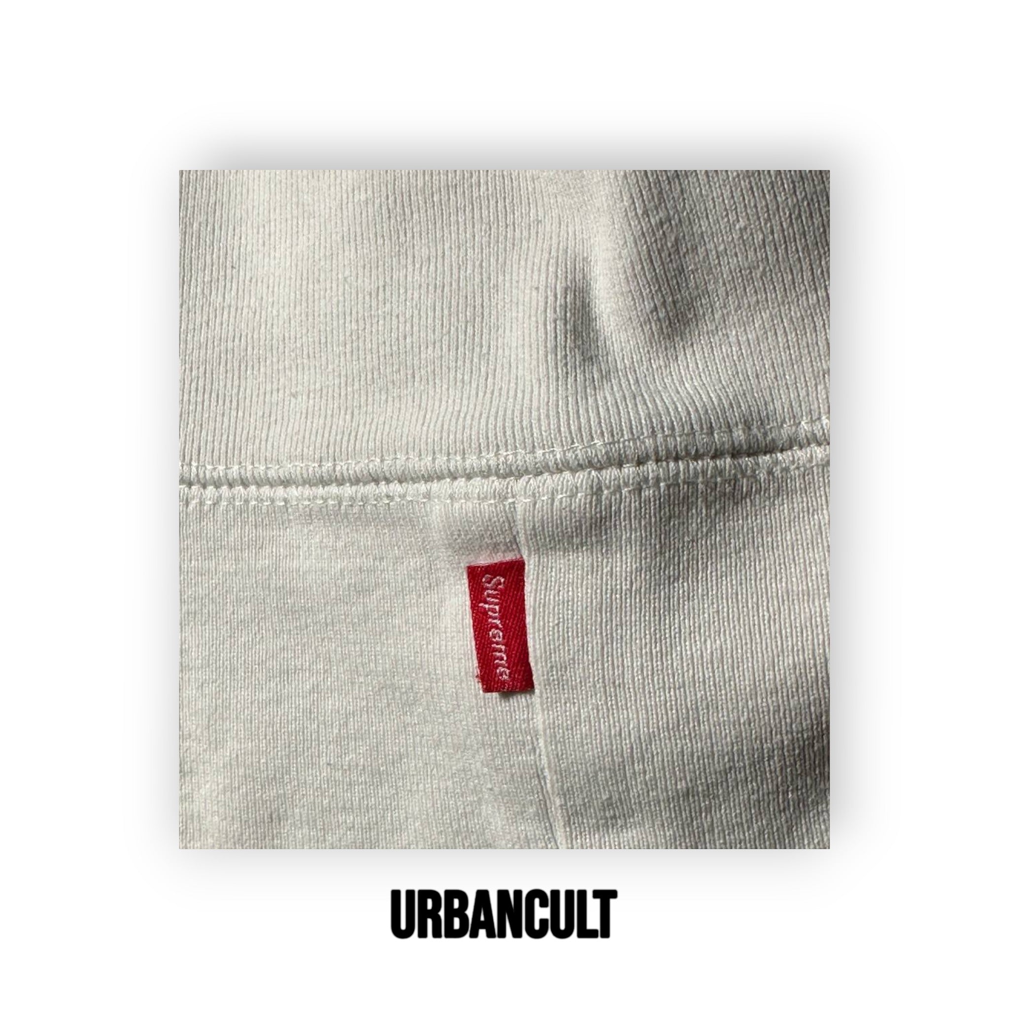 Supreme Embossed Box Logo Hoodie - Bianca - Urban Cult