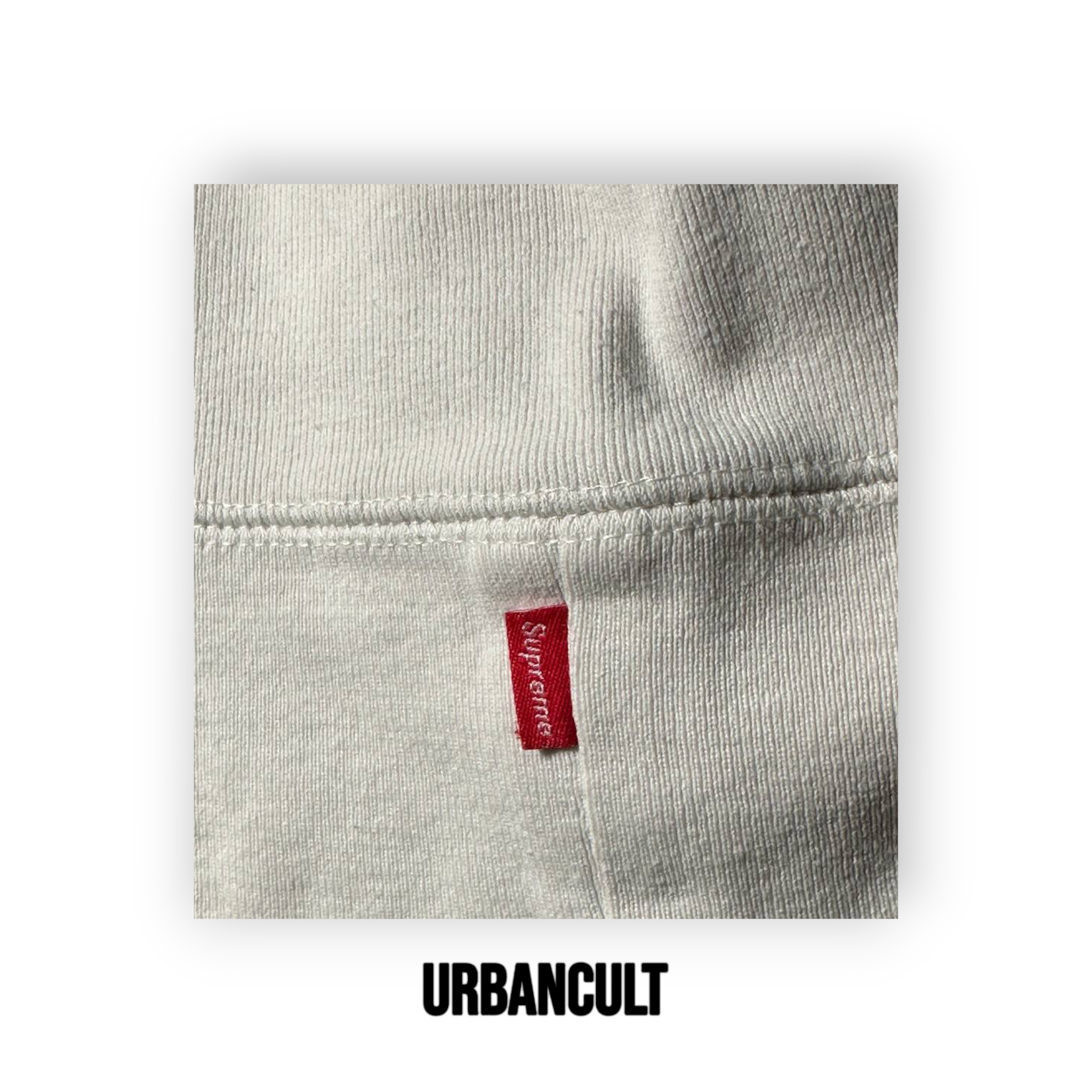 Supreme Embossed Box Logo Hoodie - Bianca - Urban Cult