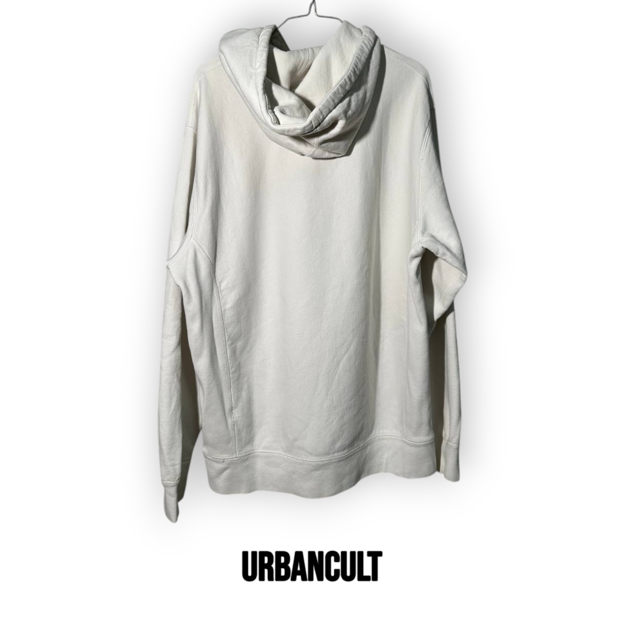 Supreme Embossed Box Logo Hoodie - Bianca - Urban Cult