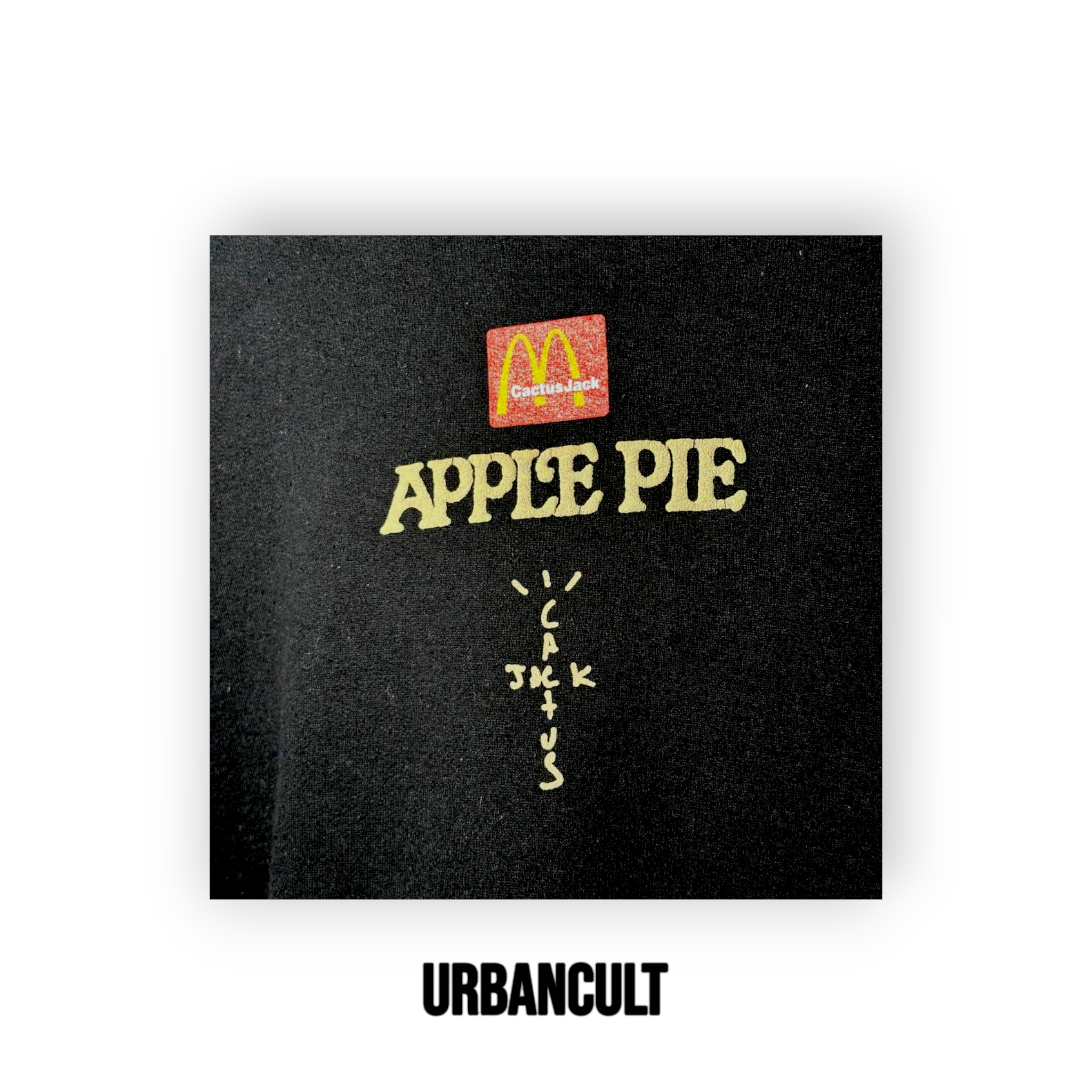 Travis Scott Cactus Jack McDonald's Apple Pie Hoodie - Nera - Urban Cult