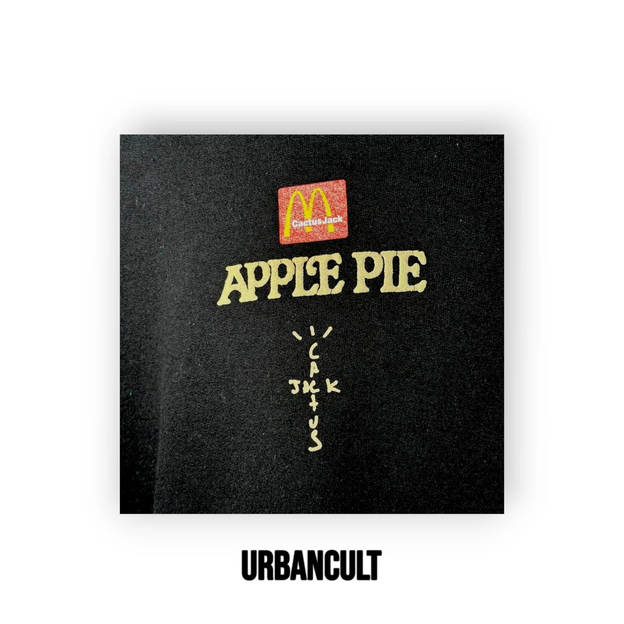 Travis Scott Cactus Jack McDonald's Apple Pie Hoodie - Nera - Urban Cult