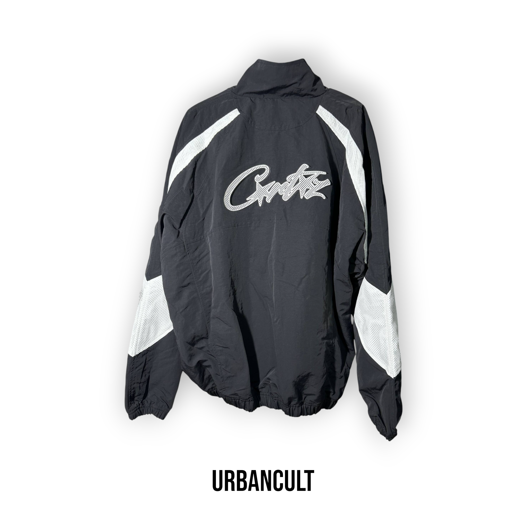 Corteiz 'Vertigo Shuku' Jacket - Black & White - Urban Cult