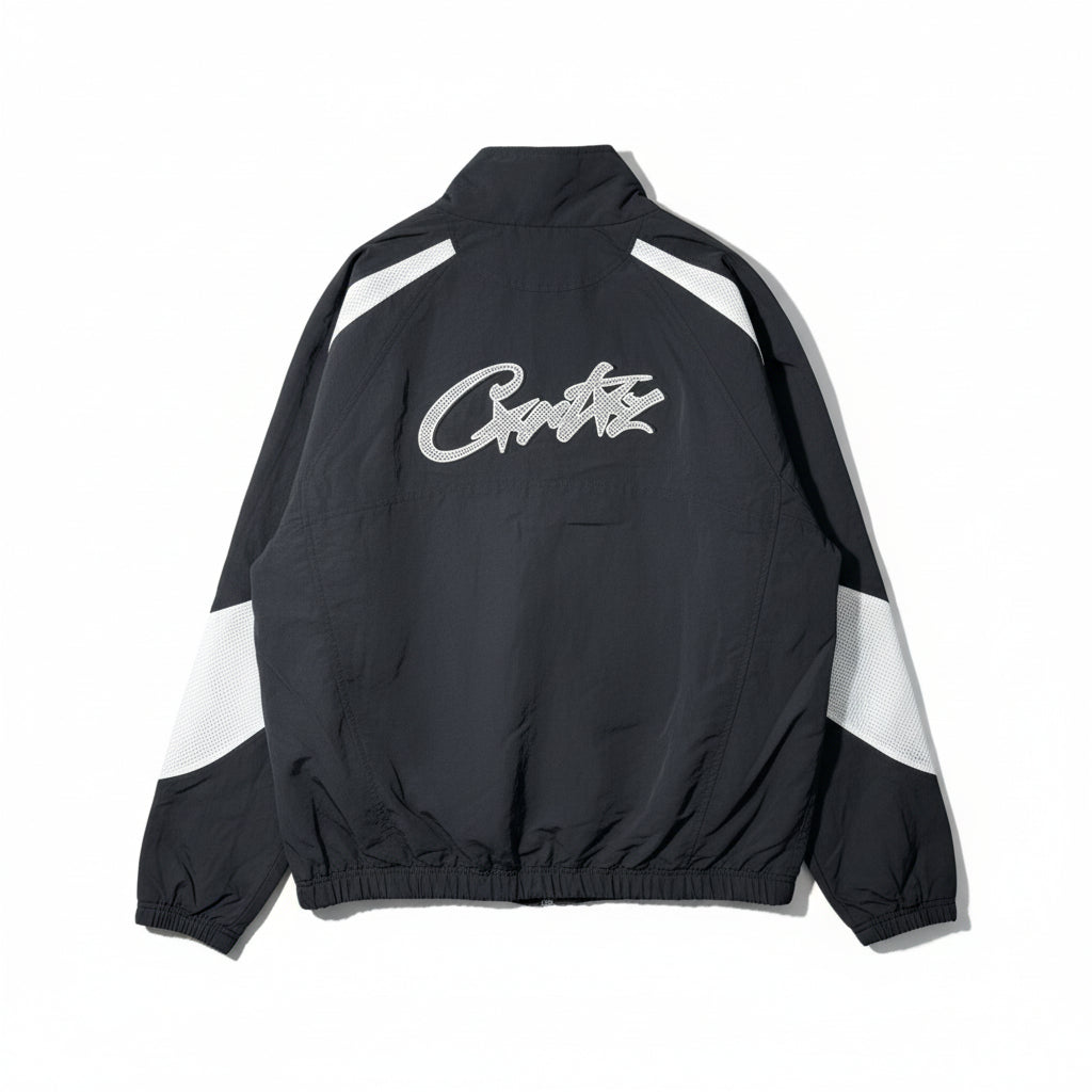 Corteiz 'Vertigo Shuku' Jacket - Black & White - Urban Cult