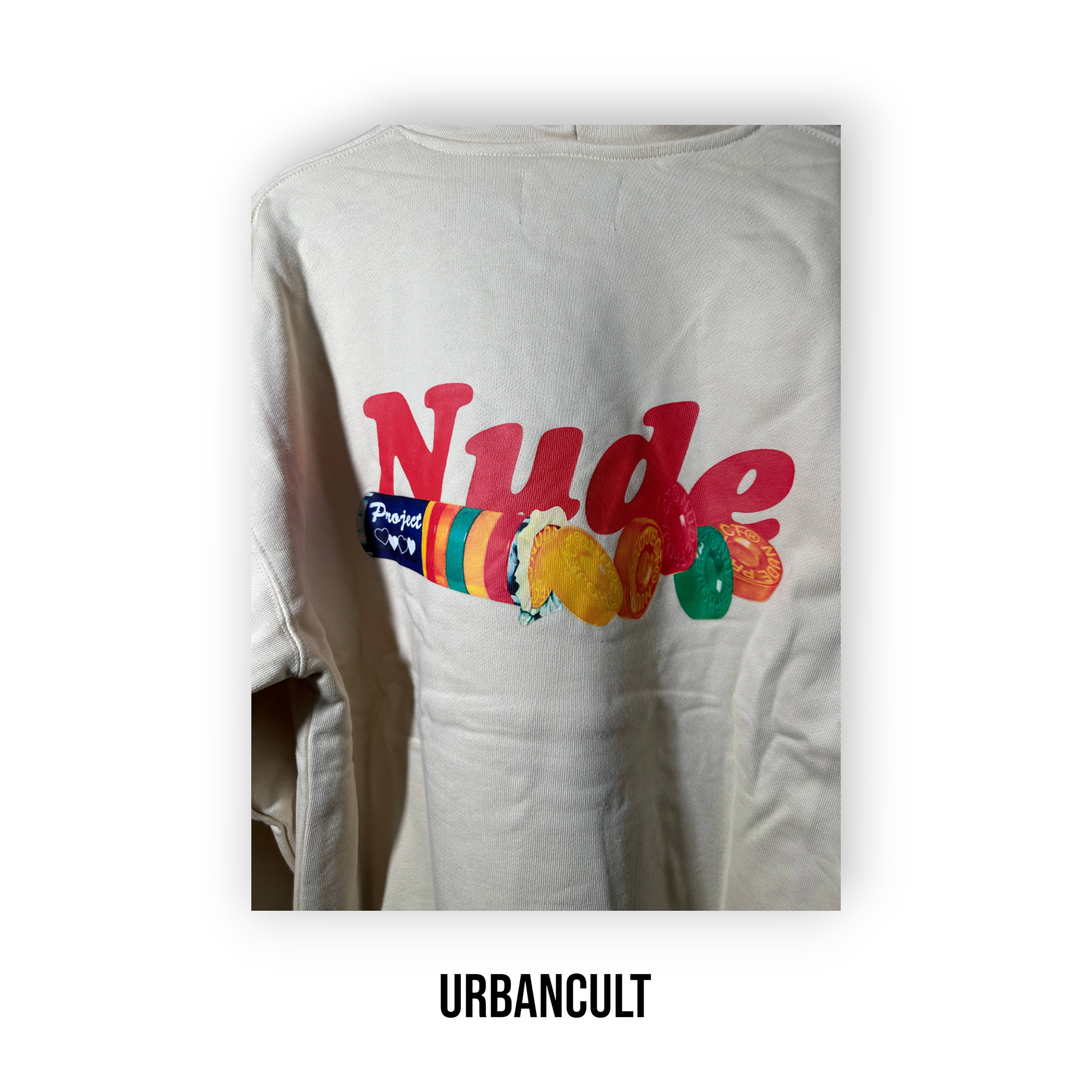 Nude Project candy 'Chérie' Hoodie - Marshmallow - Urban Cult