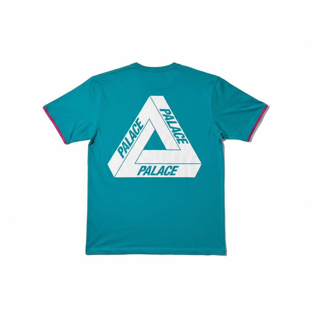 Palace Reverse Double Face T-shirt - Verde Acqua/Magenta - Urban Cult
