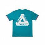Palace Reverse Double Face T-shirt - Verde Acqua/Magenta - Urban Cult