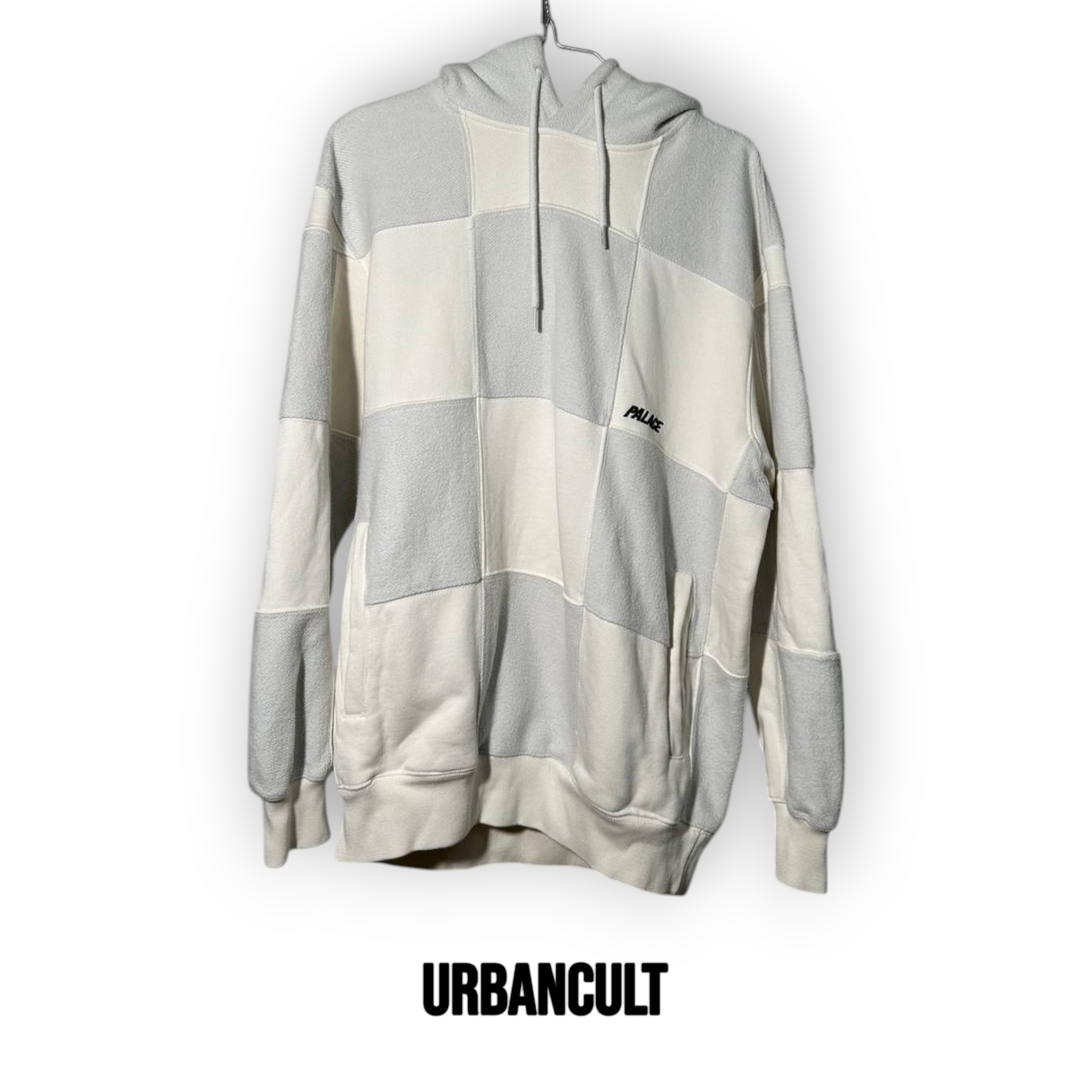 Palace Stitch Up Hood Felpa con Cappuccio - Grigia - Urban Cult