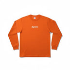 Supreme Box Logo Longsleeve T-shirt - Arancione - Urban Cult