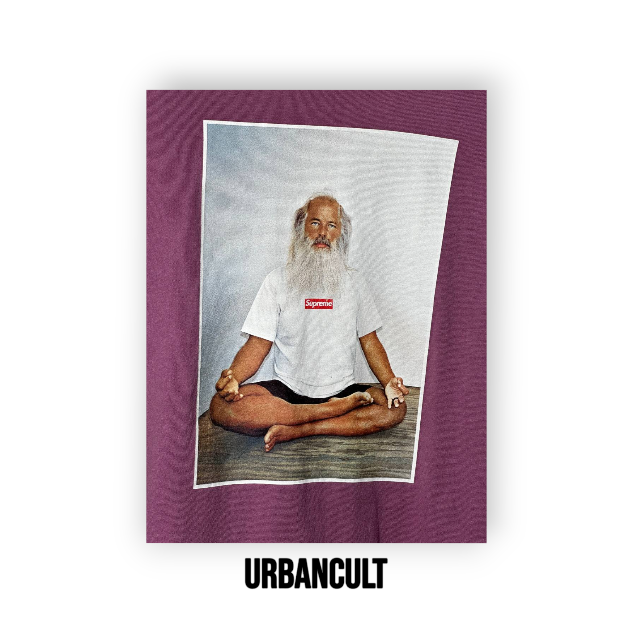 Supreme Rick Rubin photo T-shirt - Prugna Viola - Urban Cult