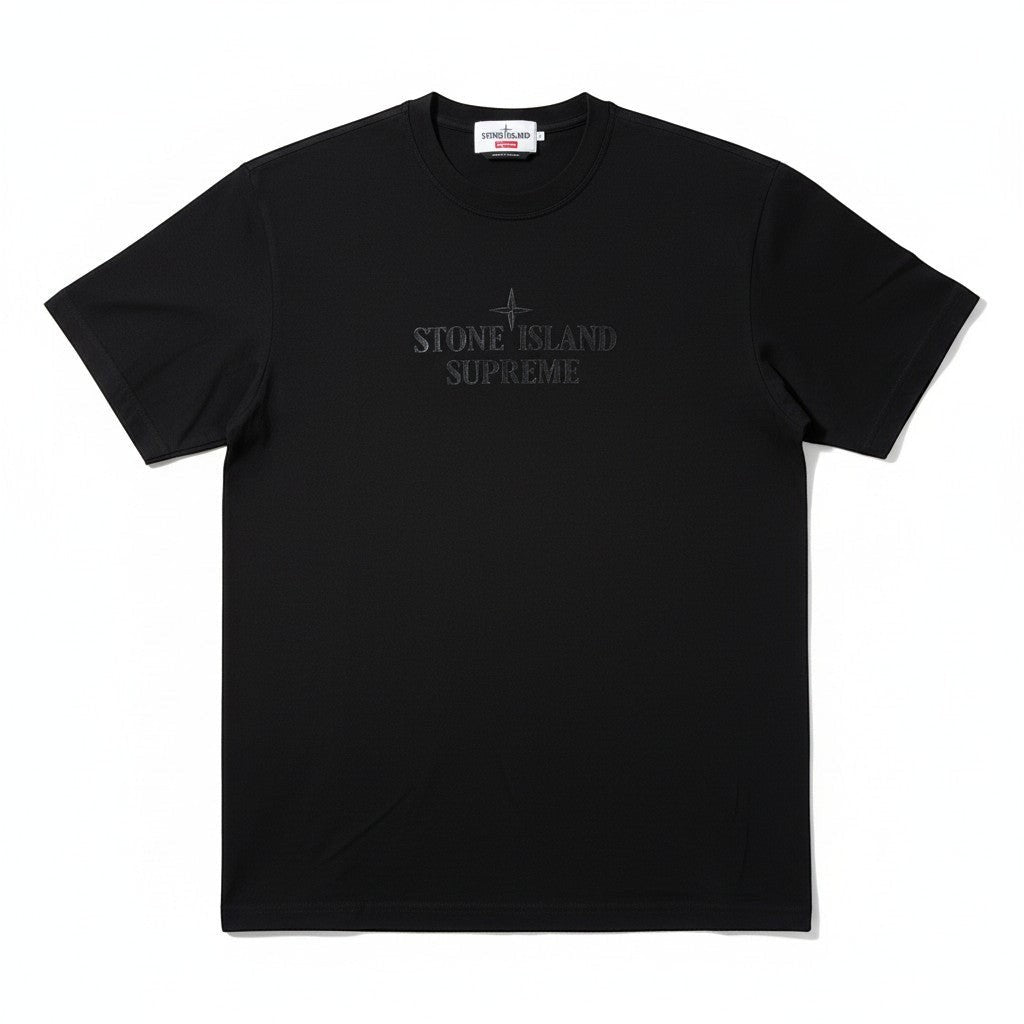 Supreme x Stone Island Top T-shirt - Nero - Urban Cult