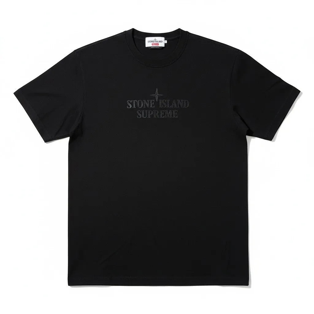 Supreme x Stone Island Top T-shirt - Nero - Urban Cult