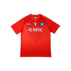Urban Cult Napoli 2024/25 goalkeeper jersey, red, EA7, Alex Meret #1, autographed