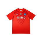 Urban Cult Napoli 2024/25 goalkeeper jersey, red, EA7, Alex Meret #1, autographed