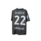 Urban Cult black EA7 Napoli 2024/25 Di Lorenzo #22 autographed jersey, size L. Features captain's signature on back.