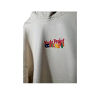 Urban Cult Nude Project Chérie hoodie in marshmallow cream cotton with colourful embroidered graphic. Relaxed fit.