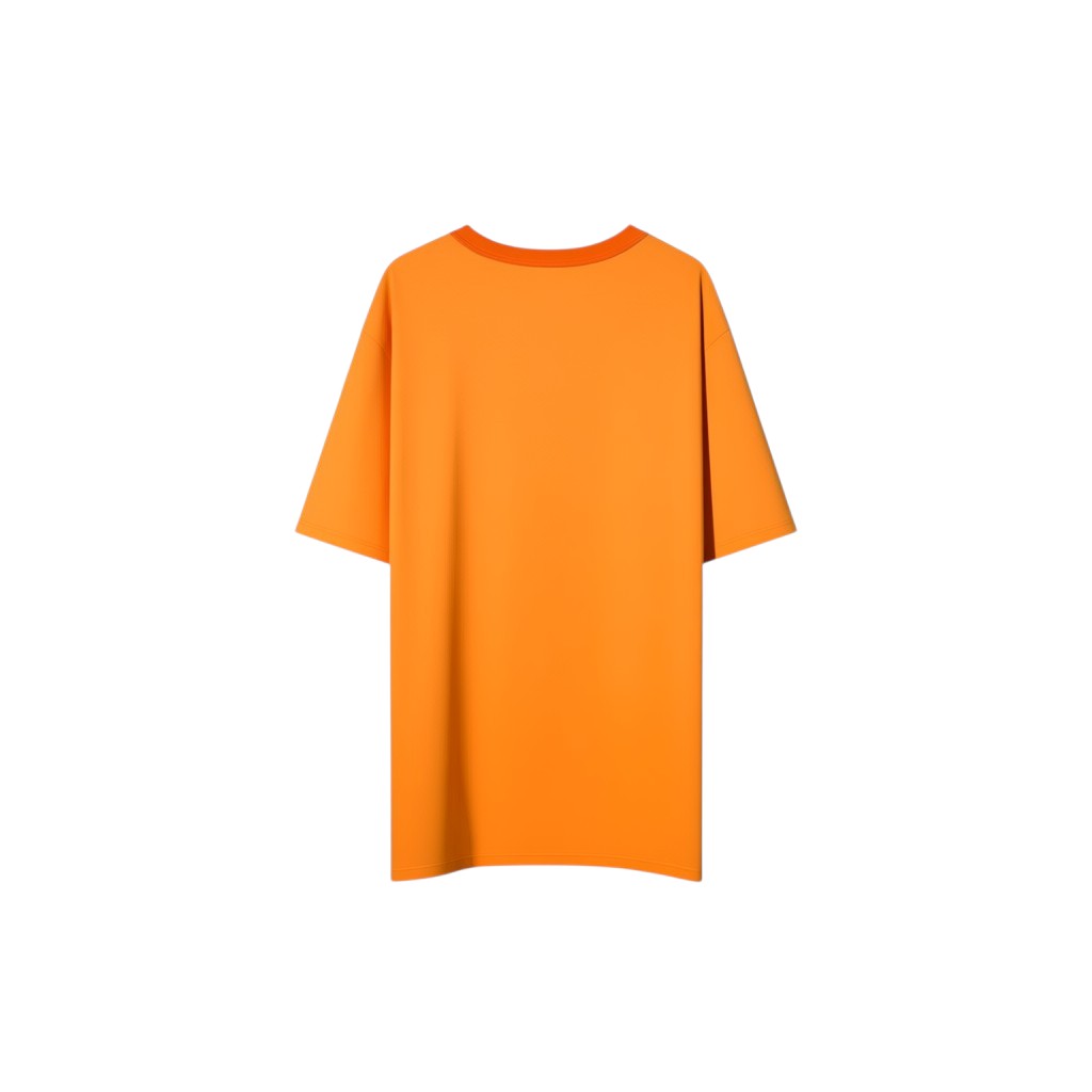 Urban Cult Palace double orange t-shirt, crew neck, short sleeves, relaxed fit.