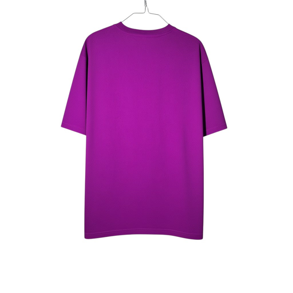 Urban Cult Palace Ich Bun T-shirt viola Prugna da uomo, cotone, taglia M, grafica Tri-Ferg sul fronte.