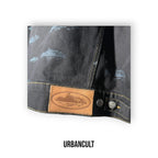 Corteiz Alcatraz Pattern Denim Jacket 'Black' - Urban Cult