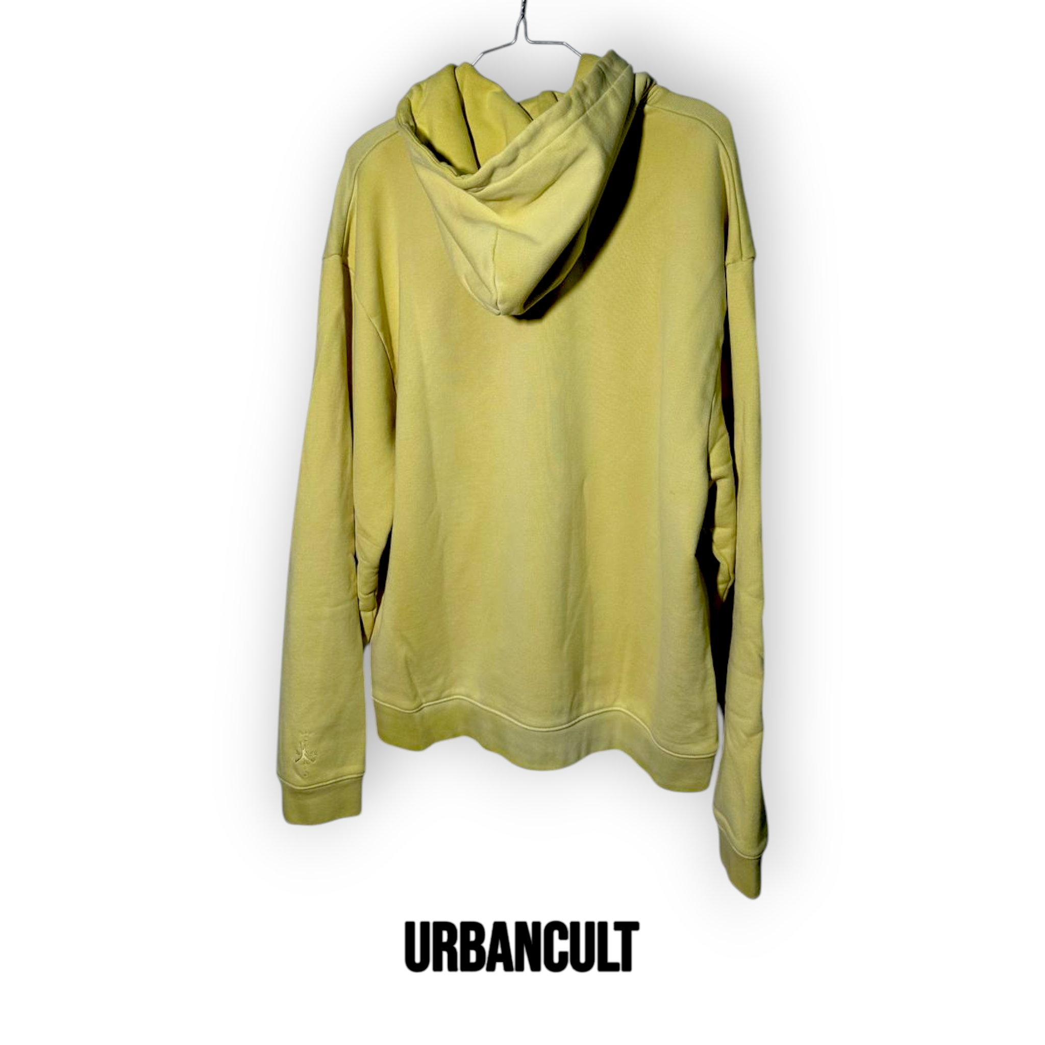 Felpa con Cappuccio Jordan x Travis Scott Pullover - Yellow Senape - Urban Cult