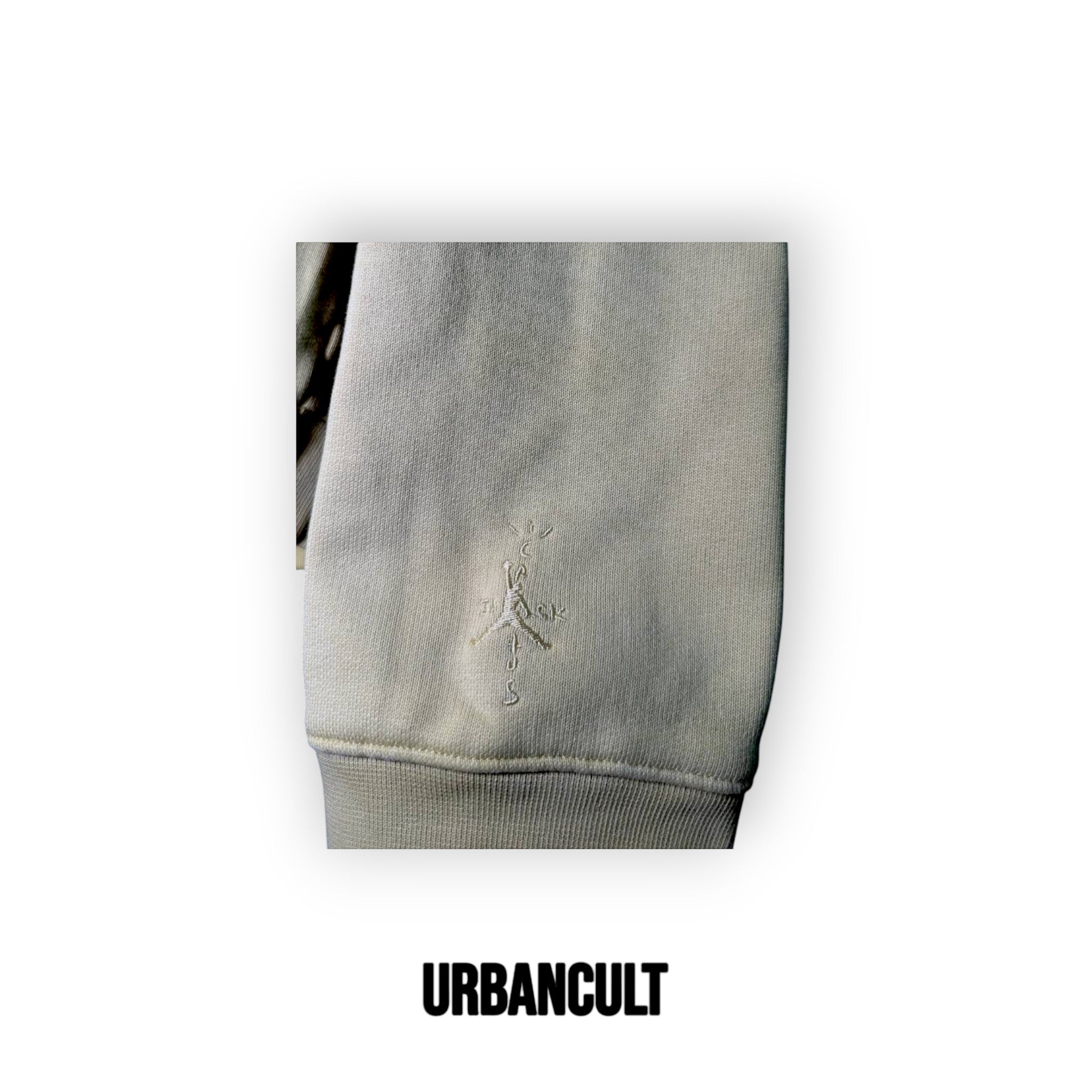 Felpa con Cappuccio Jordan x Travis Scott Pullover - Yellow Senape - Urban Cult