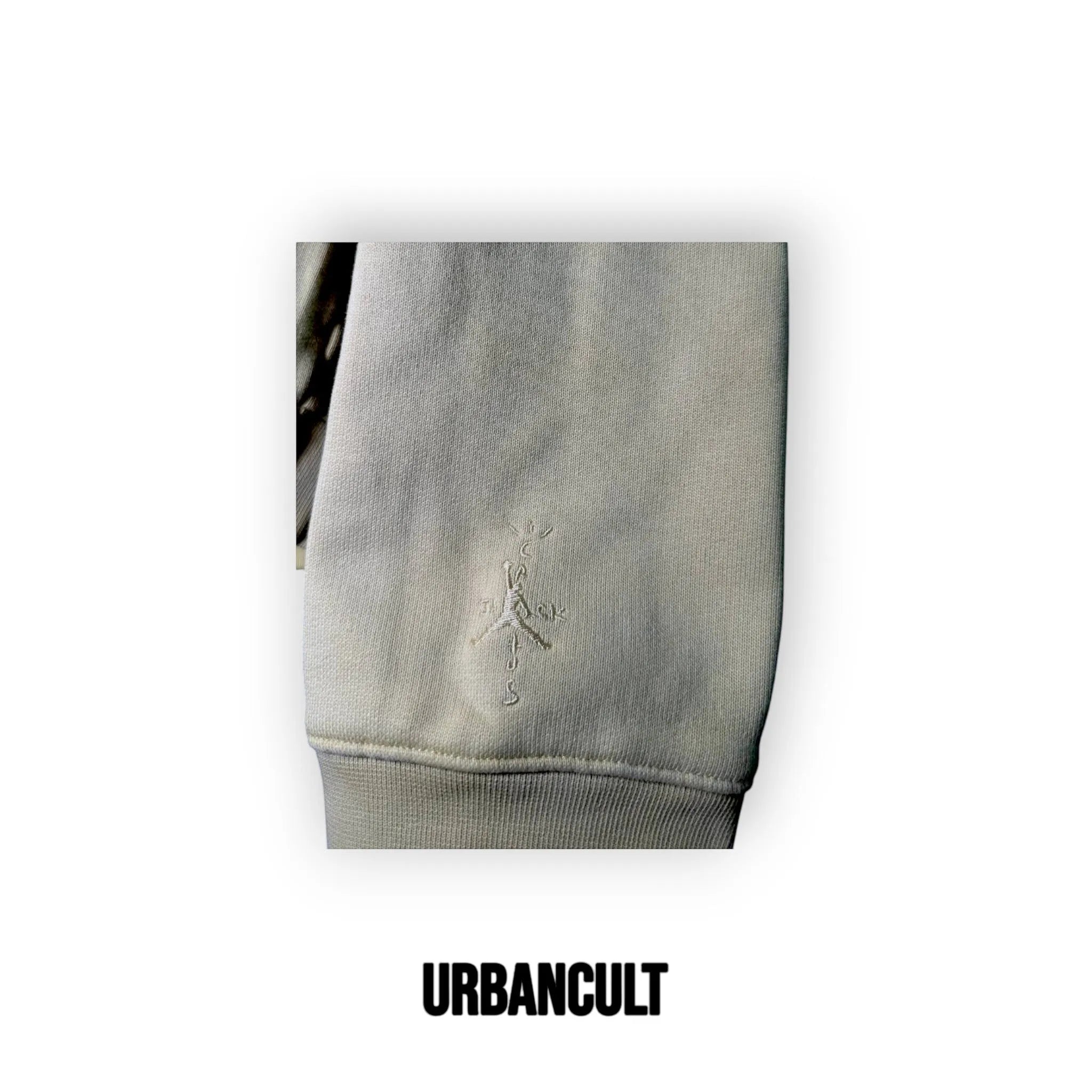 Felpa con Cappuccio Jordan x Travis Scott Pullover - Yellow Senape - Urban Cult