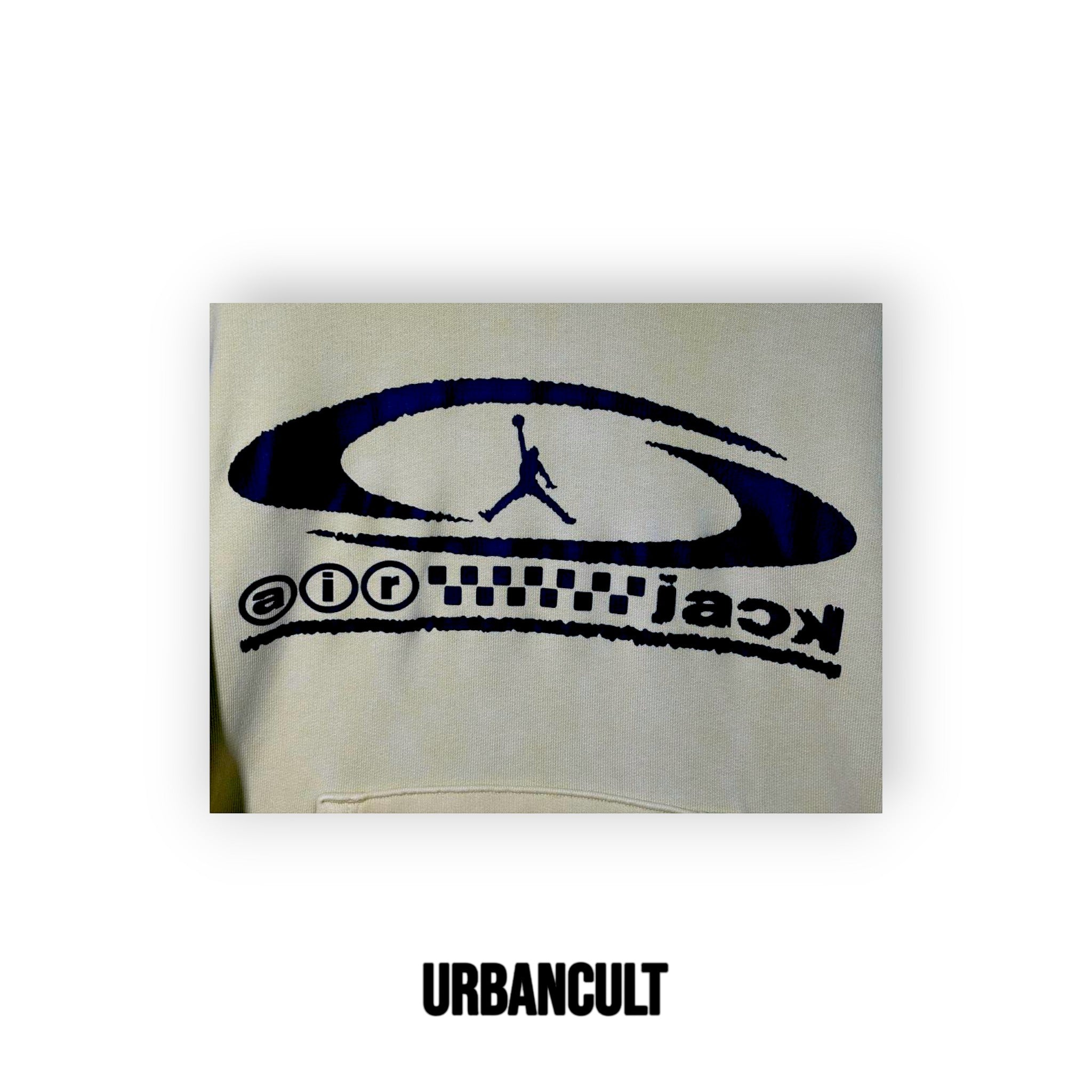 Felpa con Cappuccio Jordan x Travis Scott Pullover - Yellow Senape - Urban Cult
