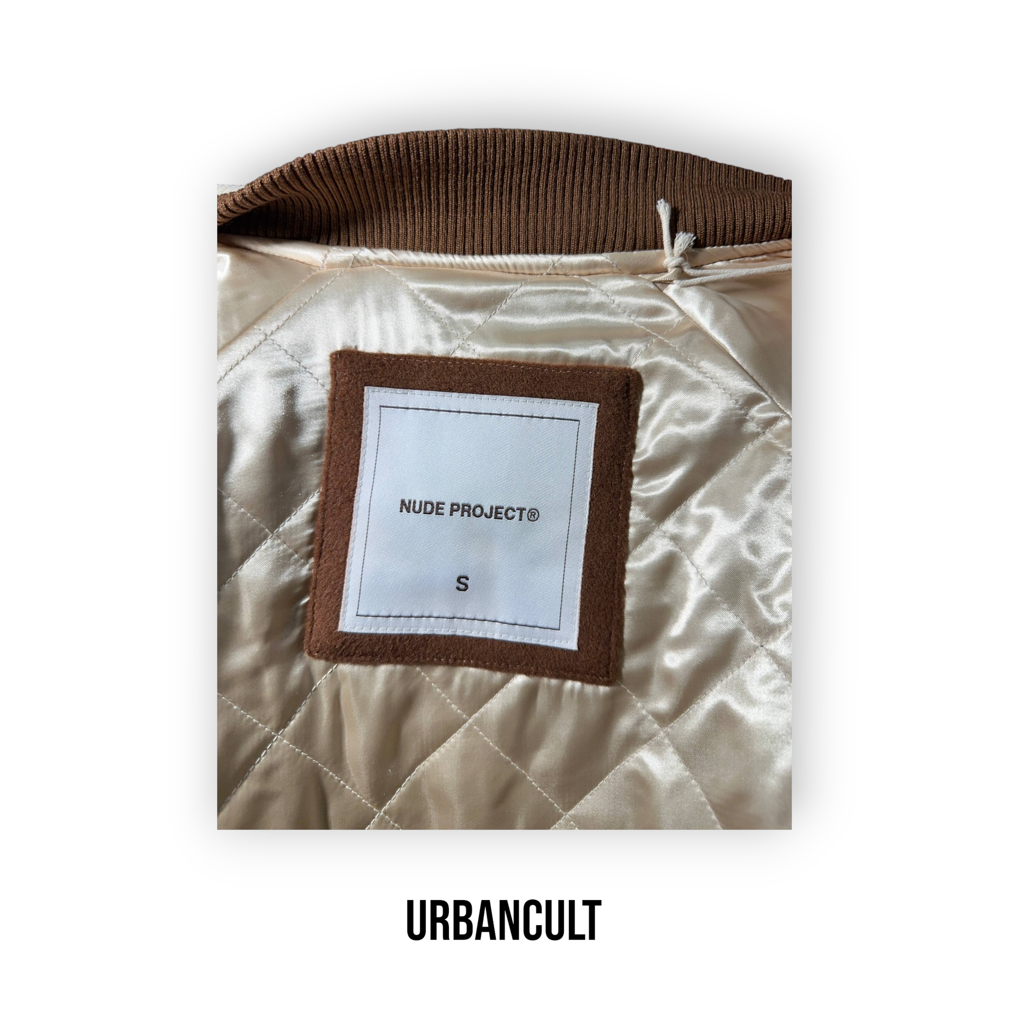 Nude Project '24/7 Fast Delivery' Varsity Jacket - Urban Cult
