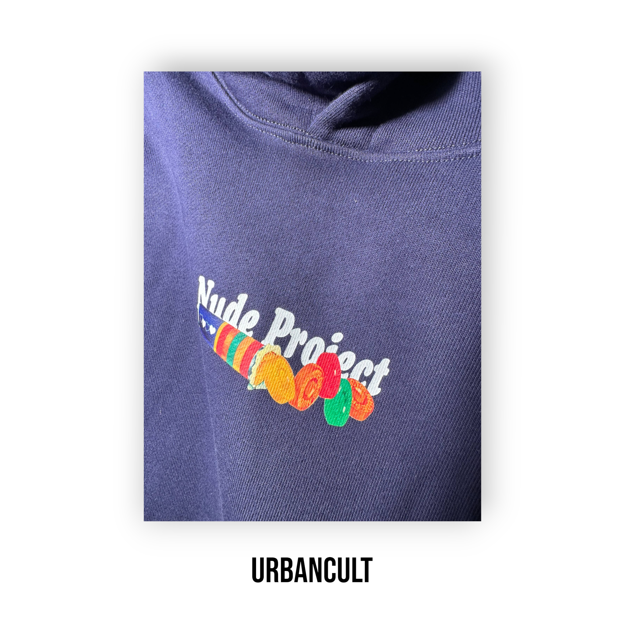 Nude Project Candy 'Chérie' Hoodie - Navy - Urban Cult