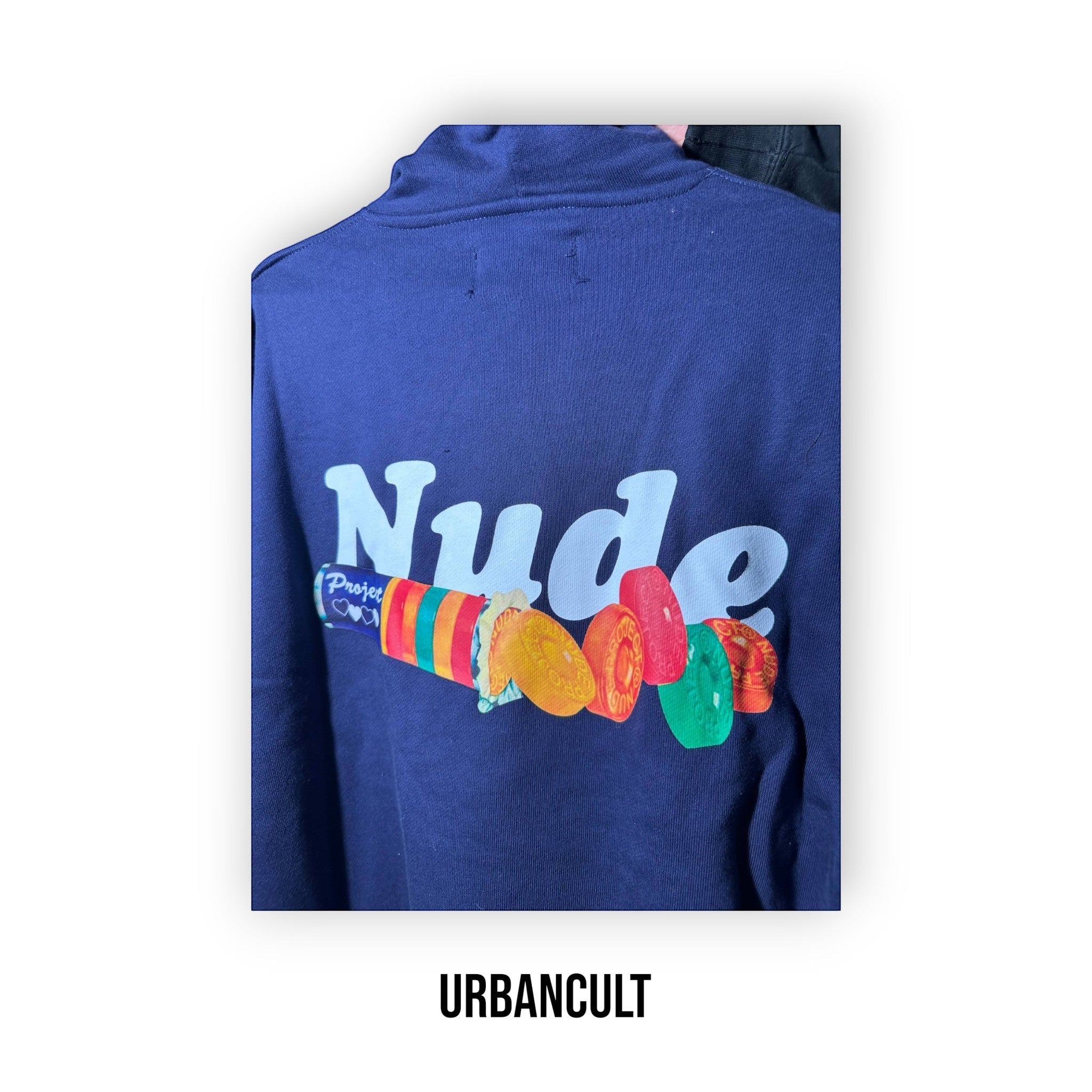Nude Project Candy 'Chérie' Hoodie - Navy - Urban Cult