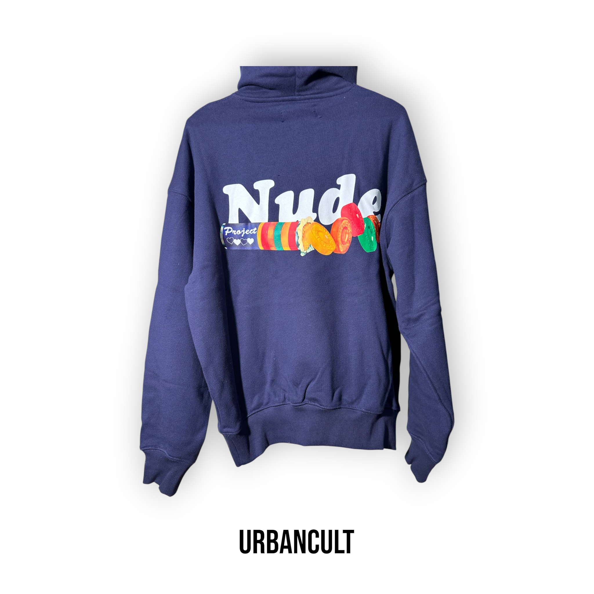 Nude Project Candy 'Chérie' Hoodie - Navy - Urban Cult