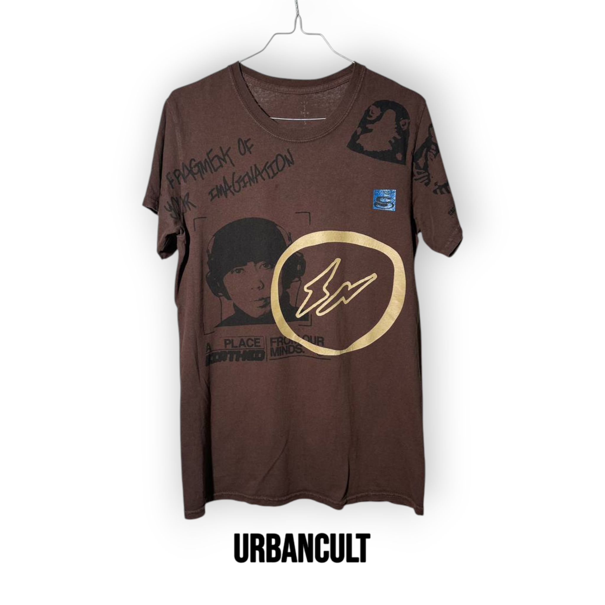 Travis Scott Cactus Jack For Fragment T-shirt - Marrone - Urban Cult