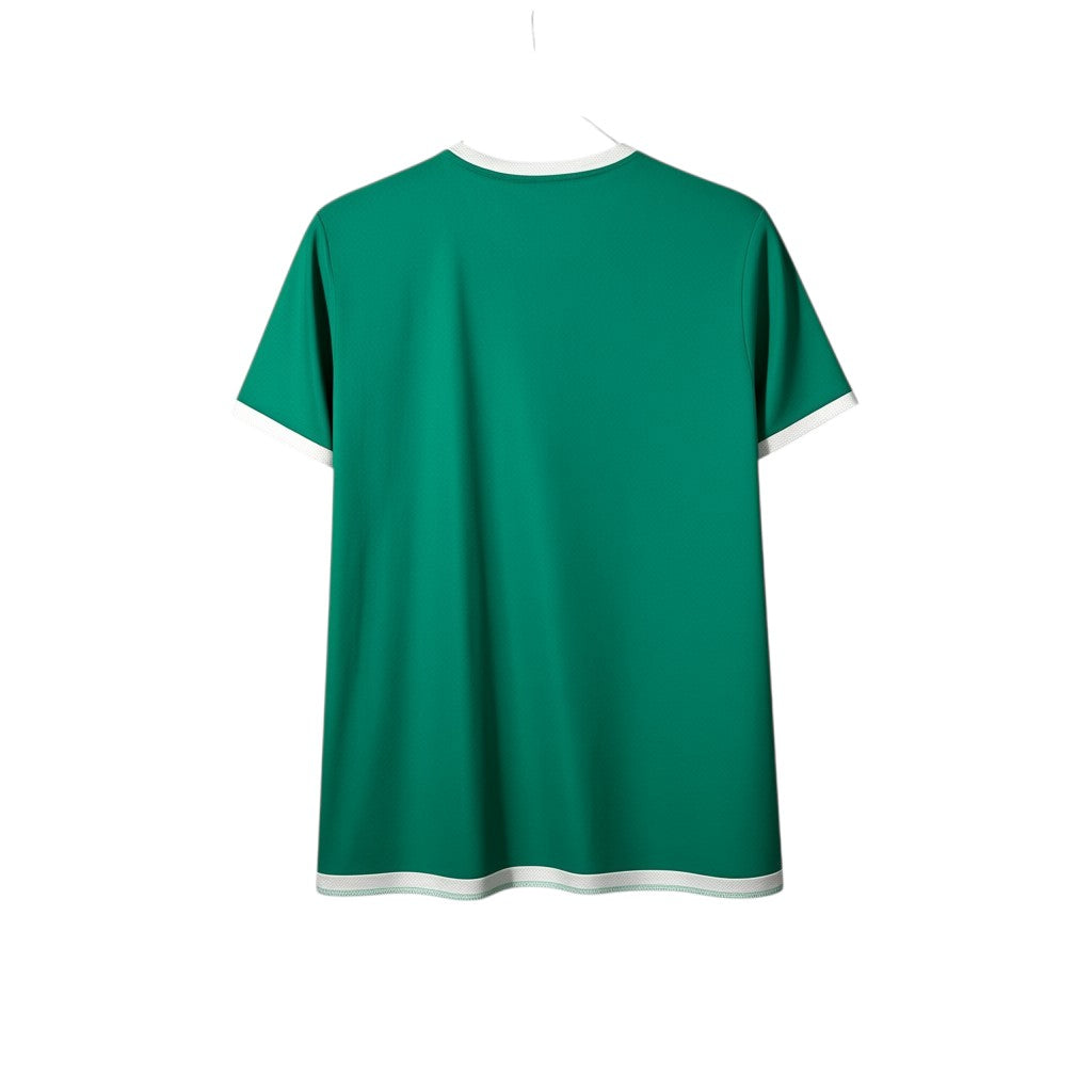 Urban Cult Sassuolo Calcio 2021 green pre-match football jersey, size M, with white trim on collar and sleeves.