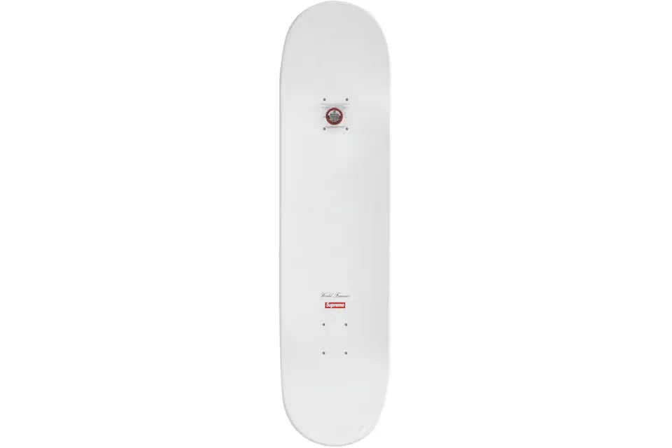Supreme Tonal Box Logo Tavola Skateboard - Bianco - Urban Cult