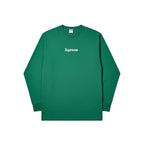 Urban Cult verde cotone Supreme Box Logo T-shirt a maniche lunghe FW20 taglia M