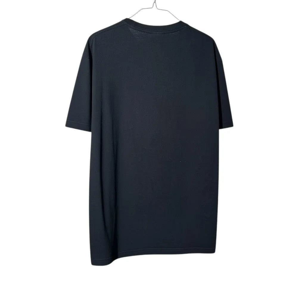Urban Cult black cotton Supreme Faces T-shirt, size L, FW18 collection, surreal graphic print.